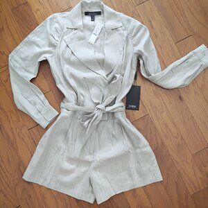 WHBM - Sz. 0 - Linen Blend Romper